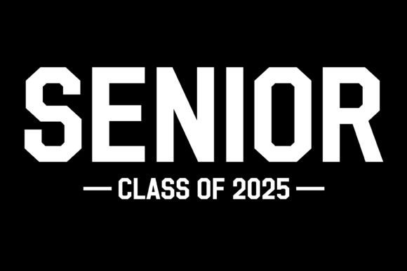 Senior Class of 2025 SVG Design for T-Shirt Graphics