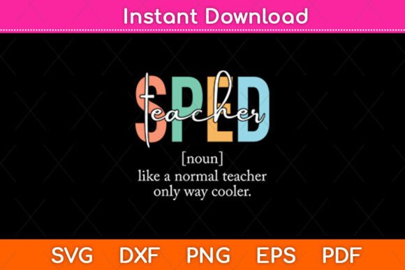 Special Education Sped Teacher Graphics for Crafts