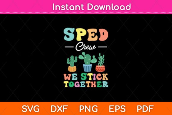 SPED CREW Special Education Teacher Graphics for Creative Projects